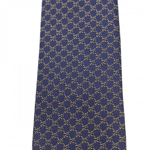 NAVY BLUE SILK TIE