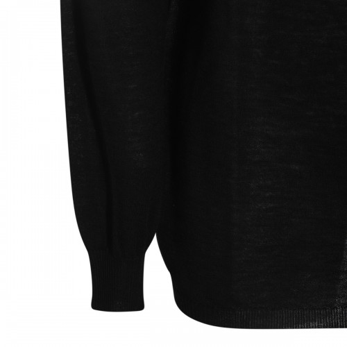 BLACK COTTON KNITWEAR