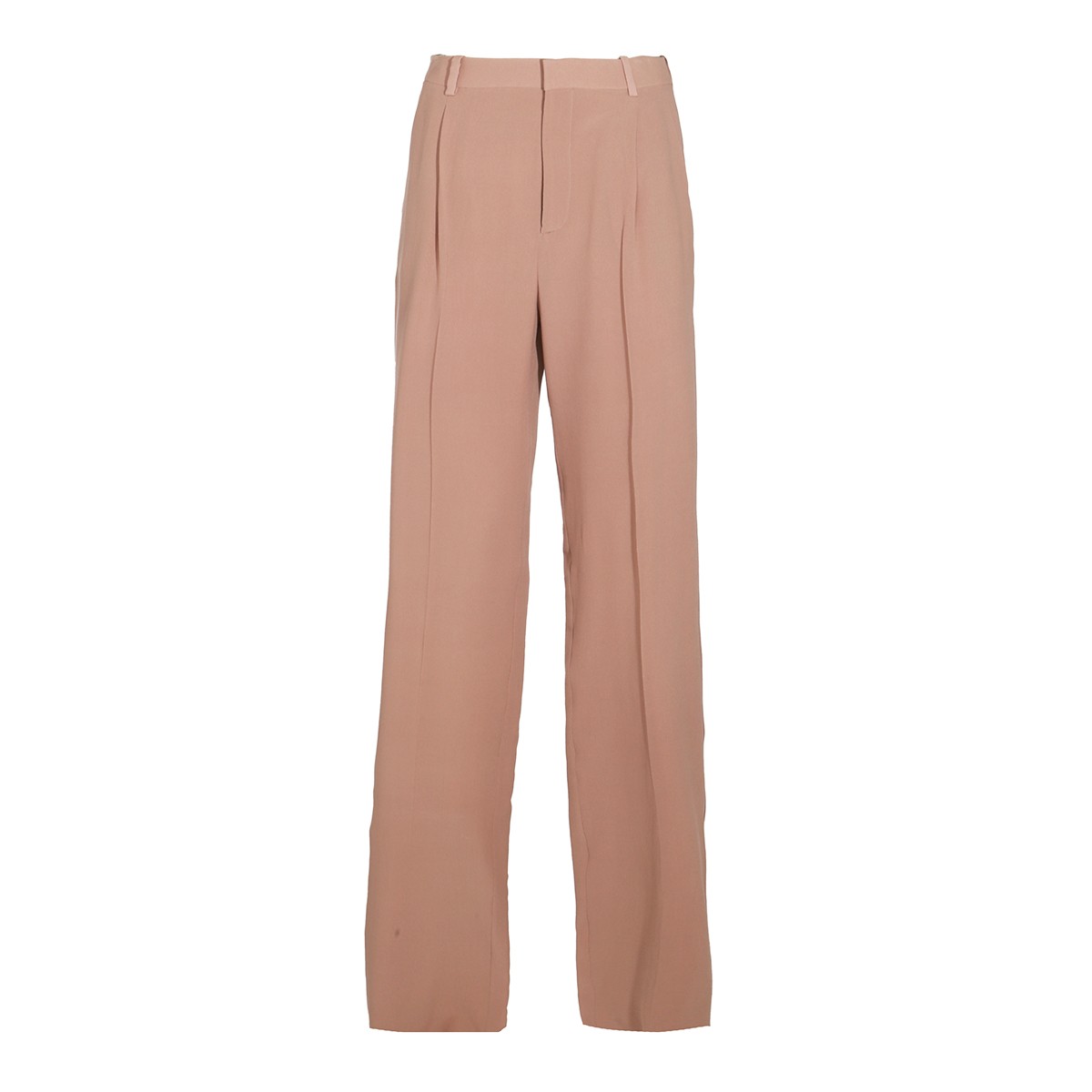 BEIGE SILK PANTS