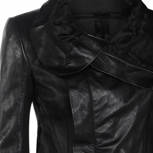 BLACK LEATHER JACKET