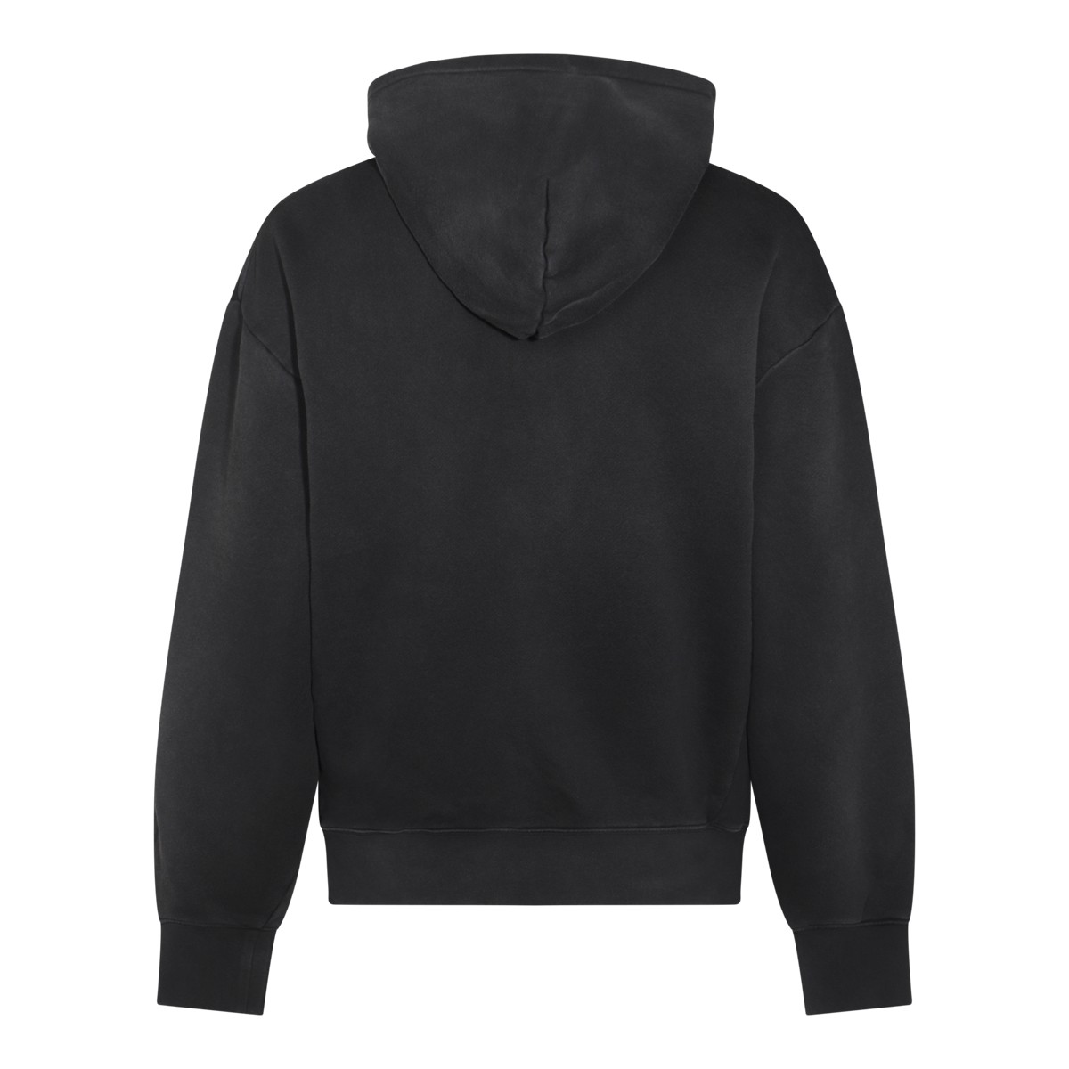 BLACK COTTON SWEATSHIRT BLACK COTTON SWEATSHIRT