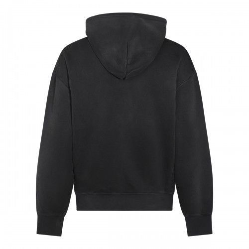 BLACK COTTON SWEATSHIRT