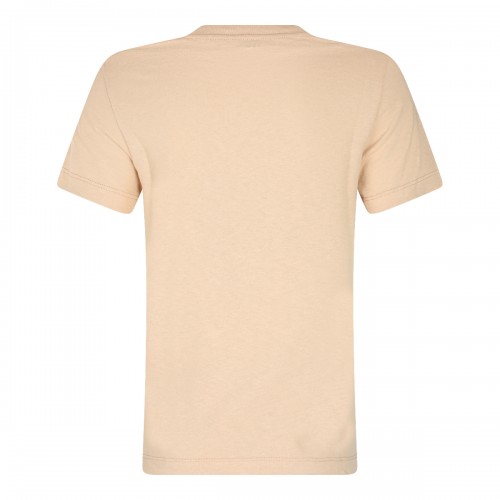 BEIGE COTTON T-SHIRT