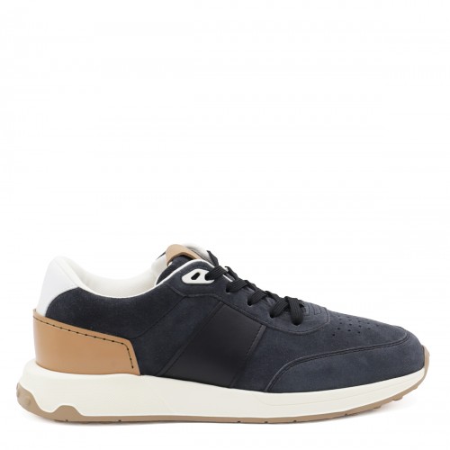 NAVY SUEDE SNEAKERS