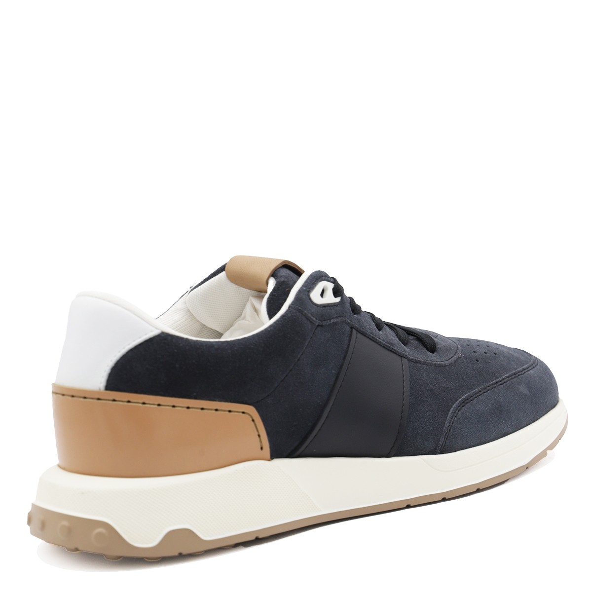 NAVY SUEDE SNEAKERS
