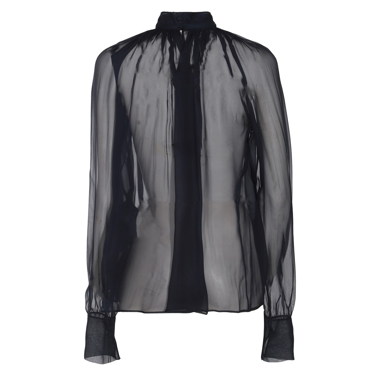 BLUE SILK TOP BLUE SILK TOP