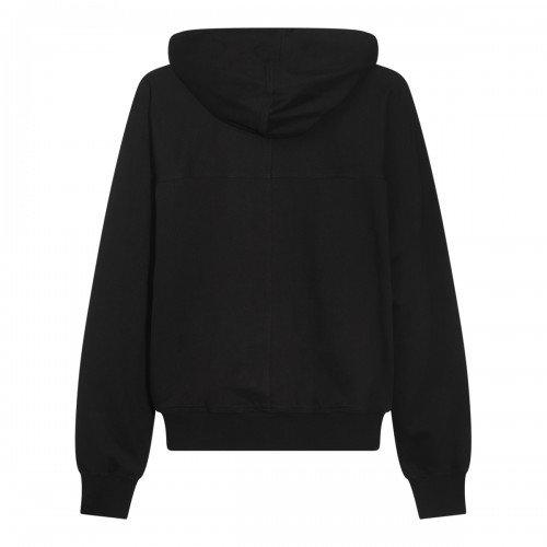 BLACK COTTON SWEATSHIRT