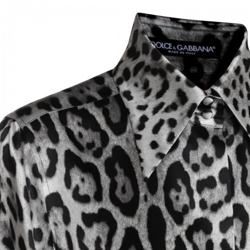 LEOPARD SILK SHIRT