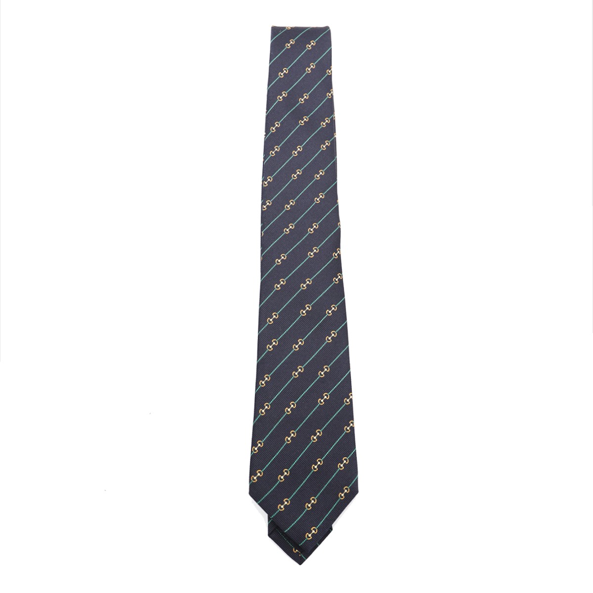 NAVY SILK TIE