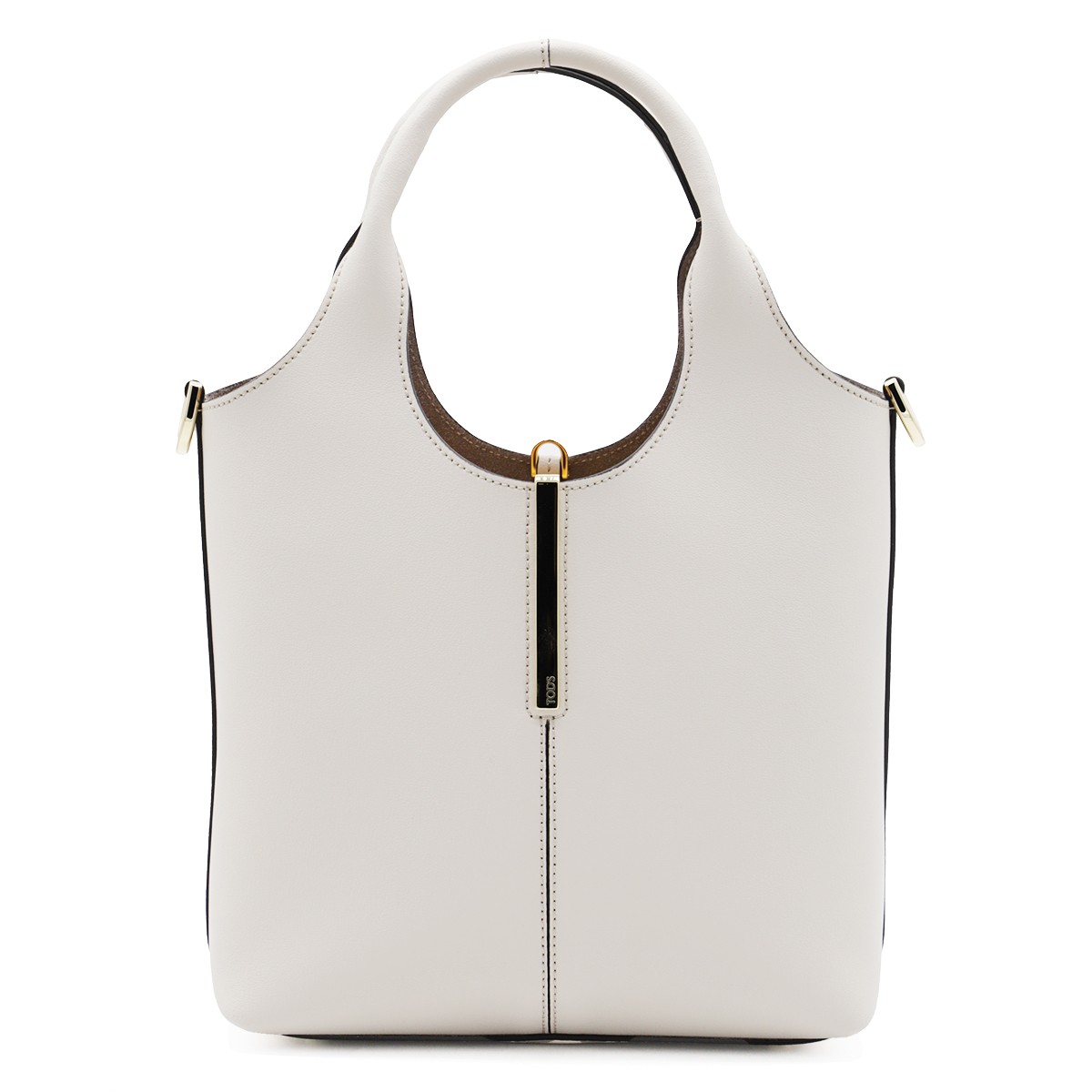 WHITE LEATHER TOTES