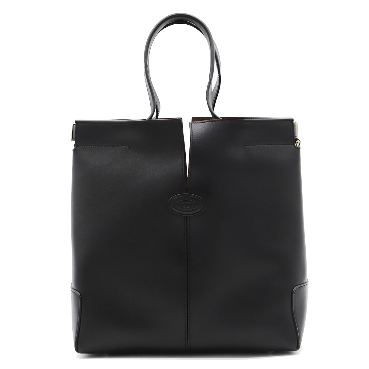 BLACK LEATHER TOTES