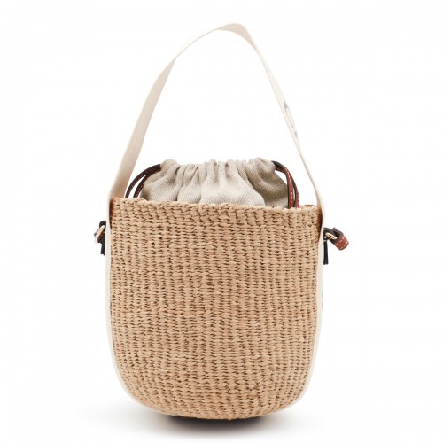 BEIGE SMALL WOODY TOTE