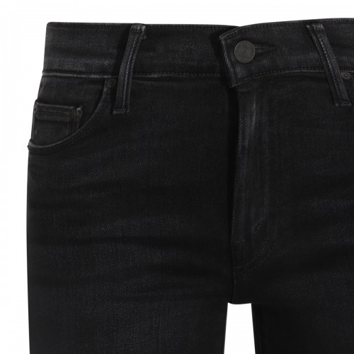 BLACK COTTON DENIM JEANS