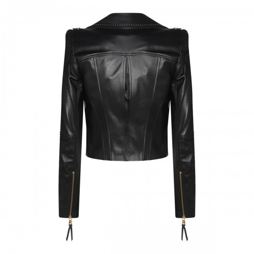 BLACK LEATHER JACKET