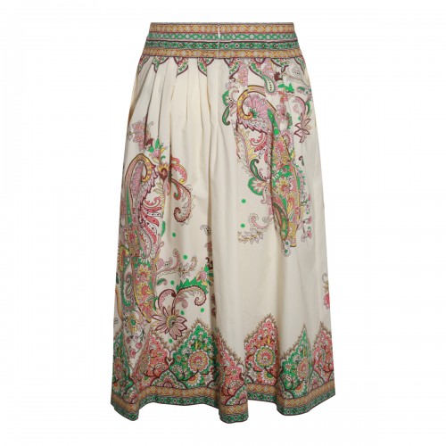 MULTICOLOR COTTON SKIRT