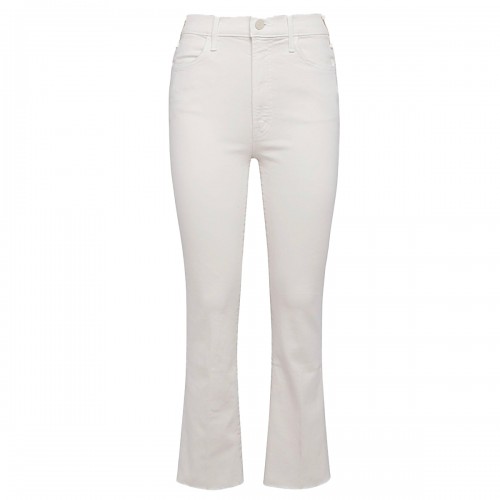 WHITE COTTON JEANS