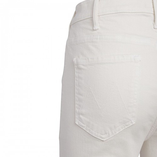 WHITE COTTON JEANS