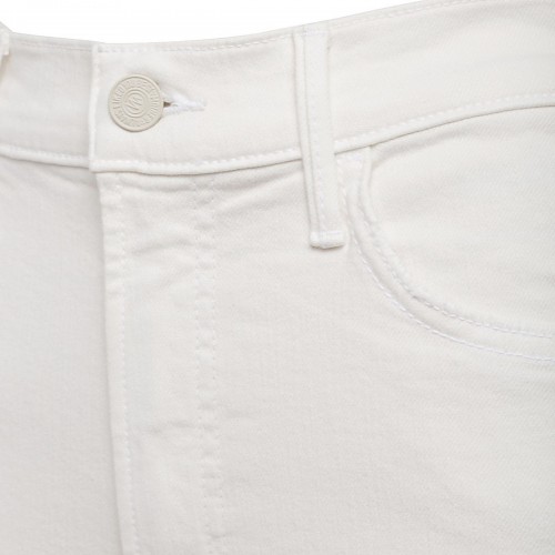 WHITE COTTON JEANS