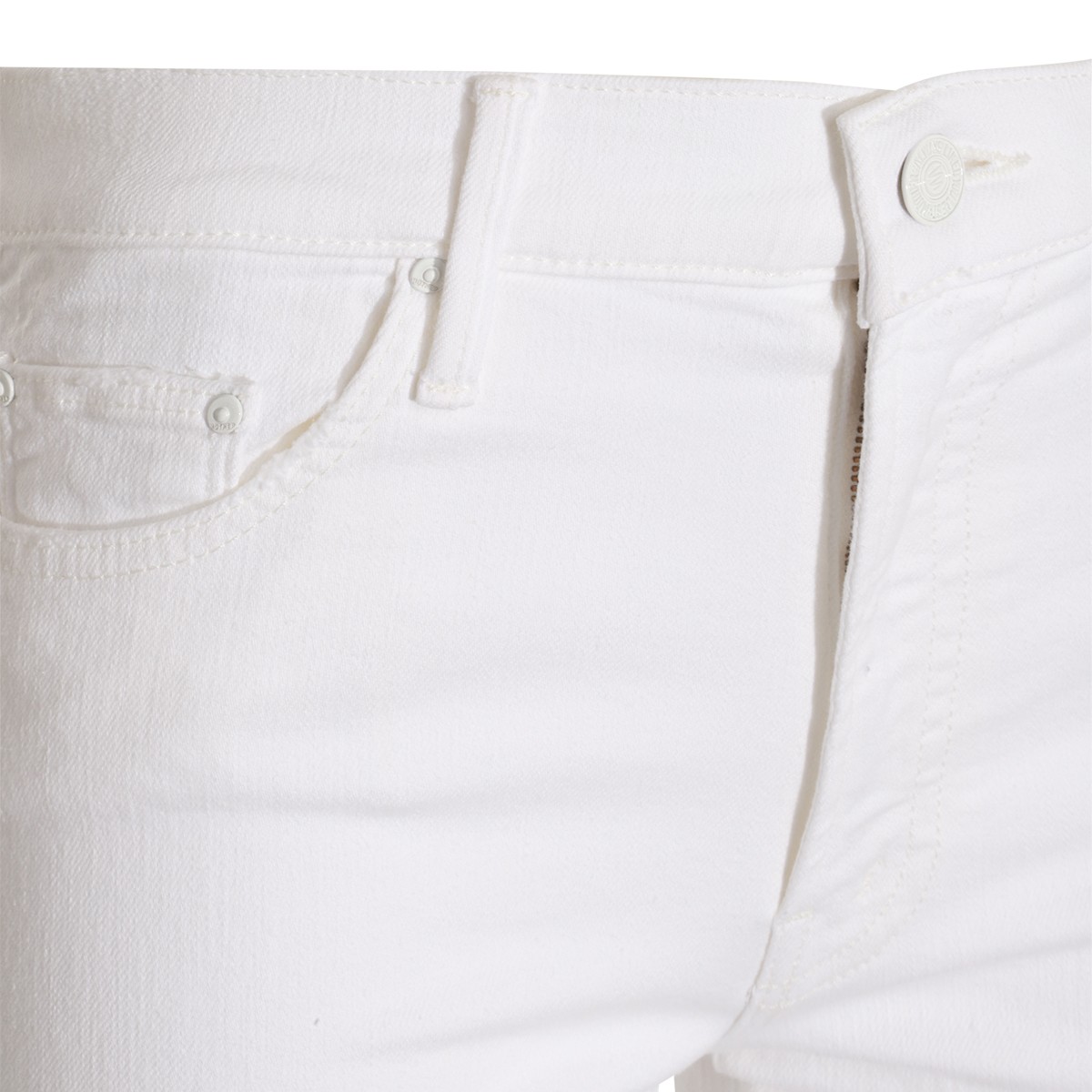WHITE COTTON DENIM JEANS WHITE COTTON DENIM JEANS