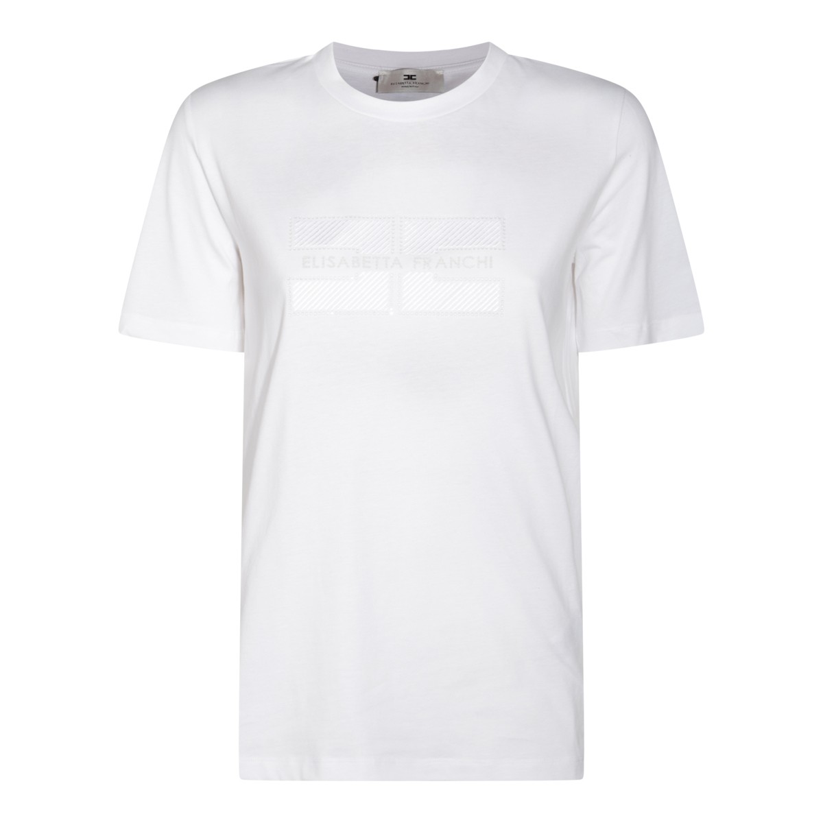 WHITE COTTON T-SHIRT