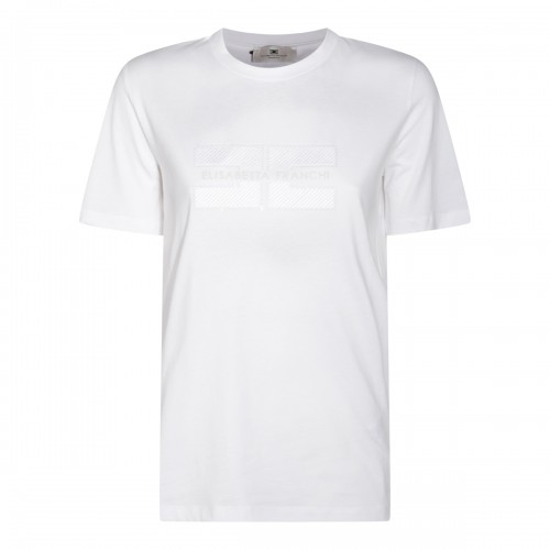 WHITE COTTON T-SHIRT