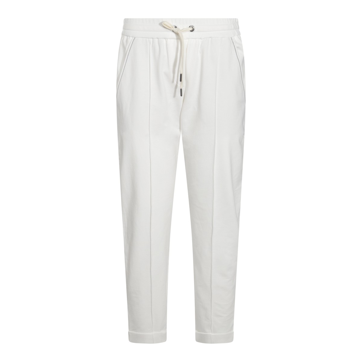 WHITE COTTON PANTS