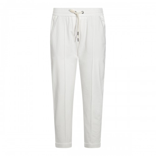 WHITE COTTON PANTS