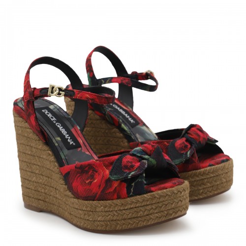 RED COTTON ESPADRILLAS