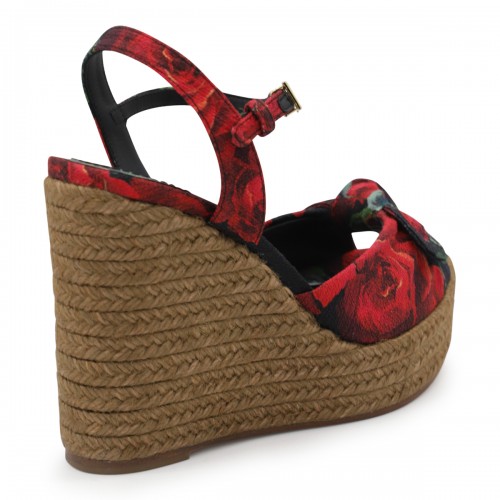 RED COTTON ESPADRILLAS