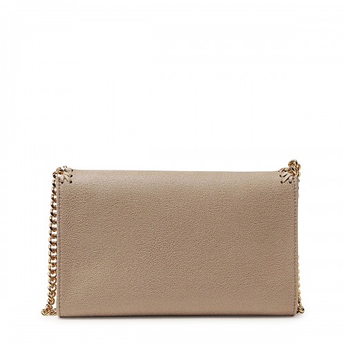 CREAM FAUX LEATHER FALABELLA CROSSBODY BAG