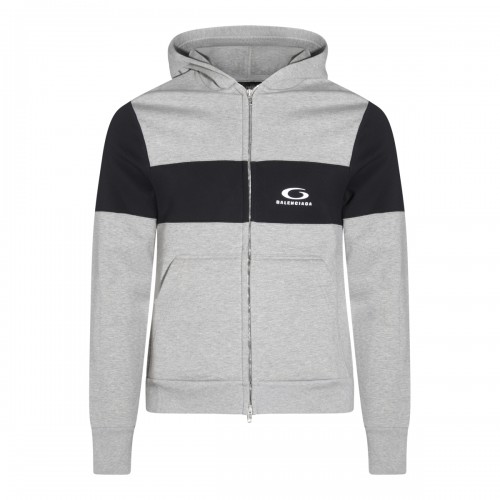 DARK GREY AND BLACK COTTON...