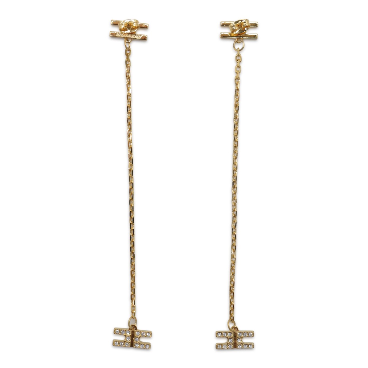 GOLD TONE METAL EARRINGS