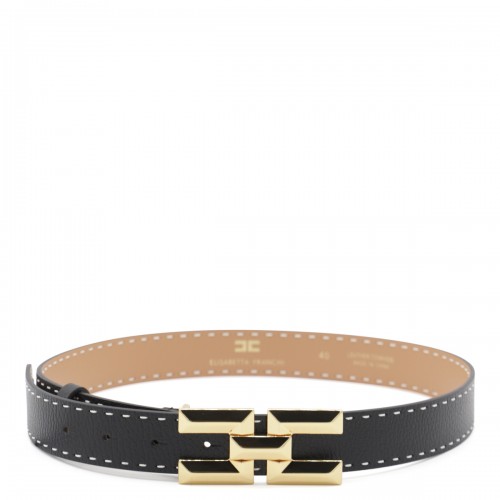 BLACK LEATHER BELT