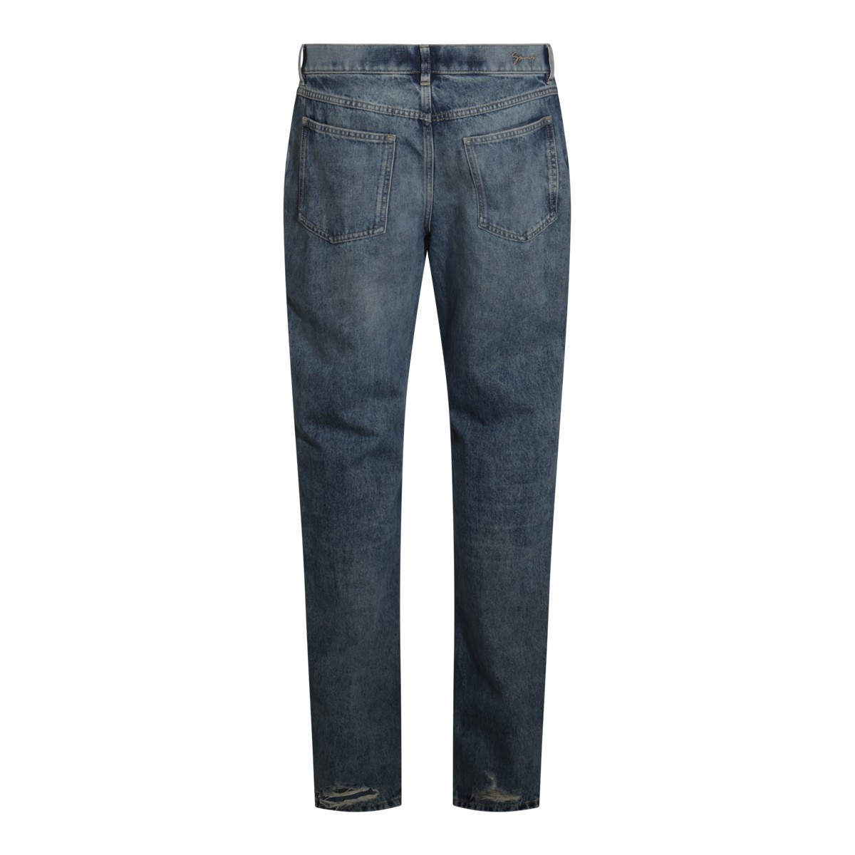 INDIGO BLUE COTTON JEANS INDIGO BLUE COTTON JEANS