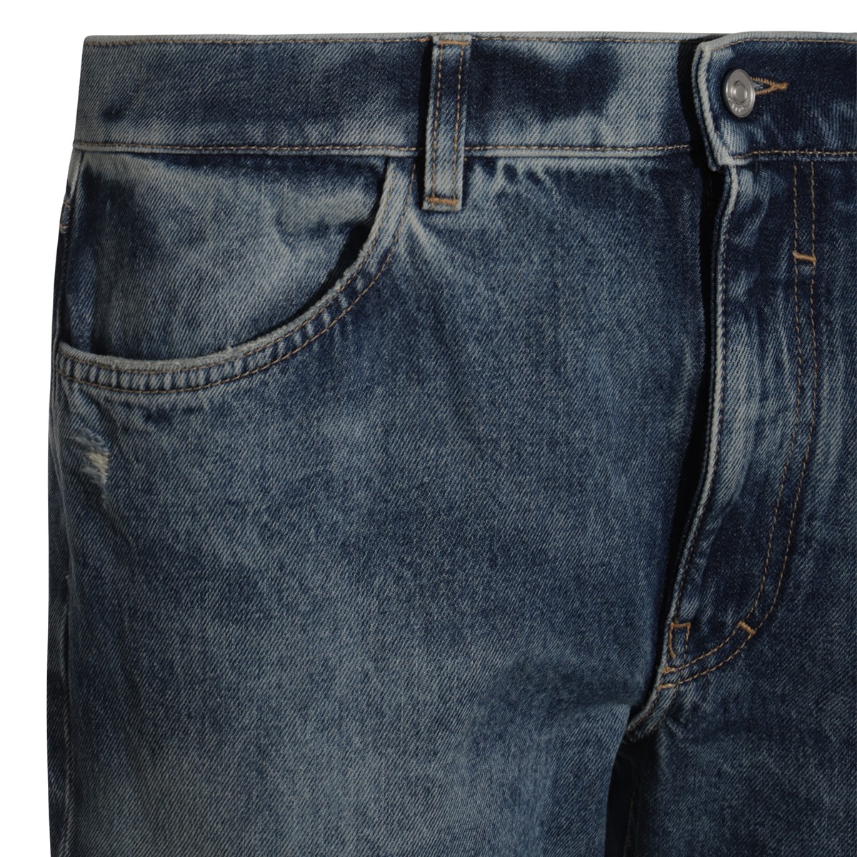 INDIGO BLUE COTTON JEANS INDIGO BLUE COTTON JEANS