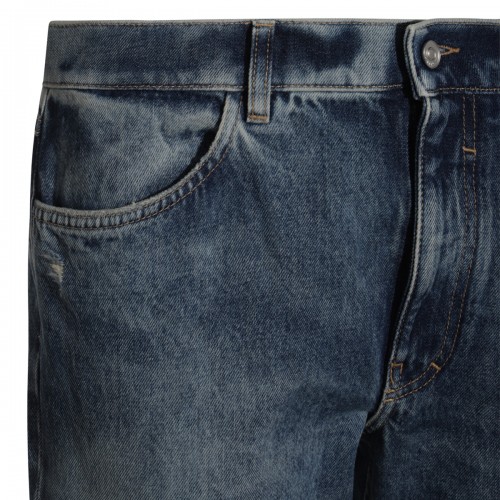 INDIGO BLUE COTTON JEANS