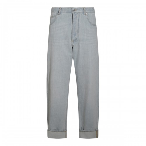 LIGHT BLUE COTTON PANTS