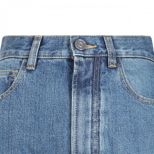 BLUE COTTON DENIM JEANS