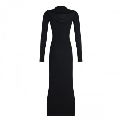 BLACK VISCOSE DRESS 2