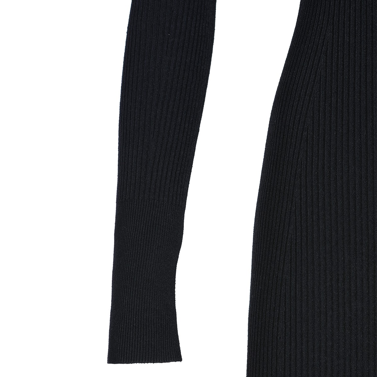 BLACK VISCOSE DRESS BLACK VISCOSE DRESS