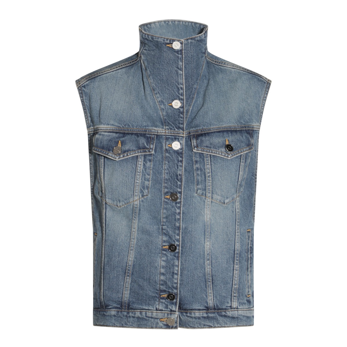 BLUE COTTON DENIM JACKET