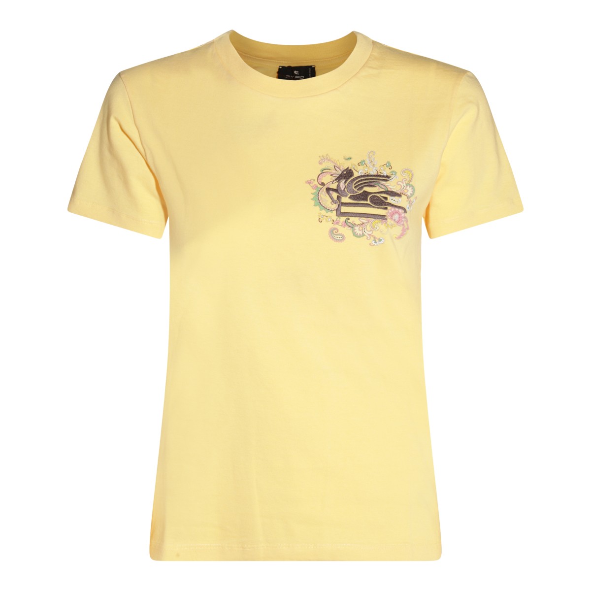 YELLOW COTTON T-SHIRT