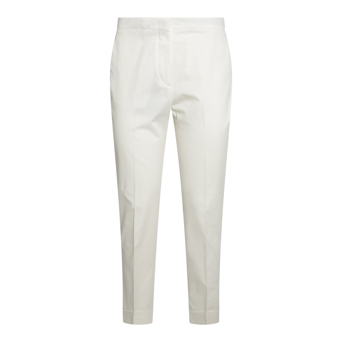 WHITE COTTON PANTS