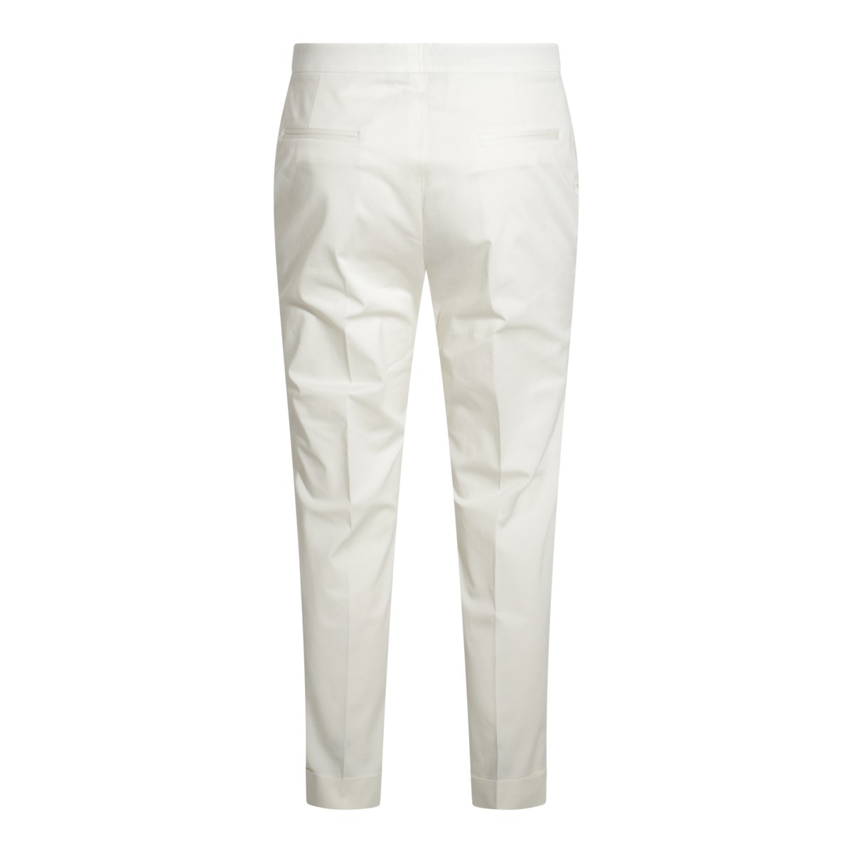 WHITE COTTON PANTS