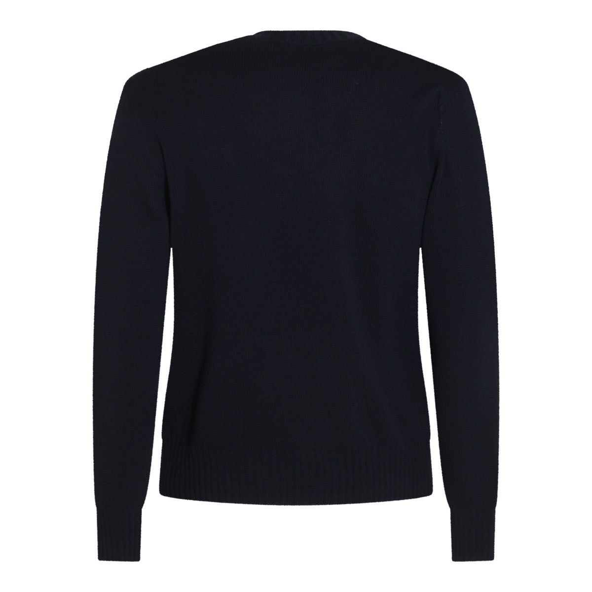DARK BLUE WOOL KNITWEAR