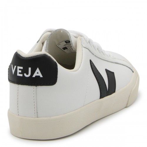 WHITE AND BLACK ESPLAR SNEAKERS