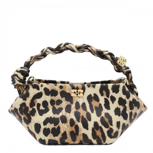 LEOPARD TOP HANDLE BAG