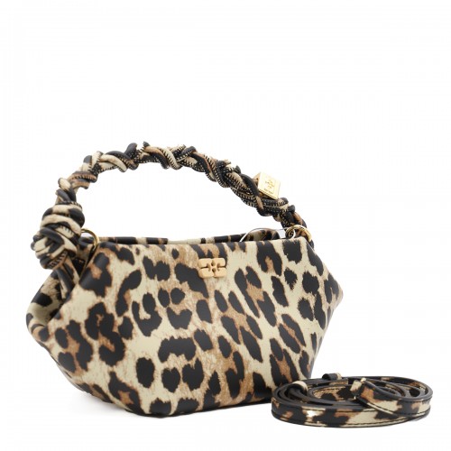 LEOPARD TOP HANDLE BAG