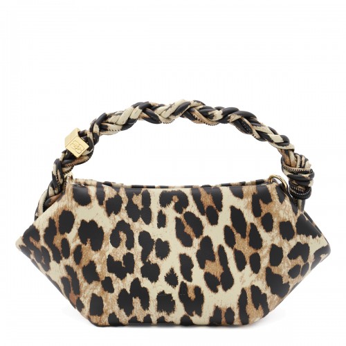 LEOPARD TOP HANDLE BAG