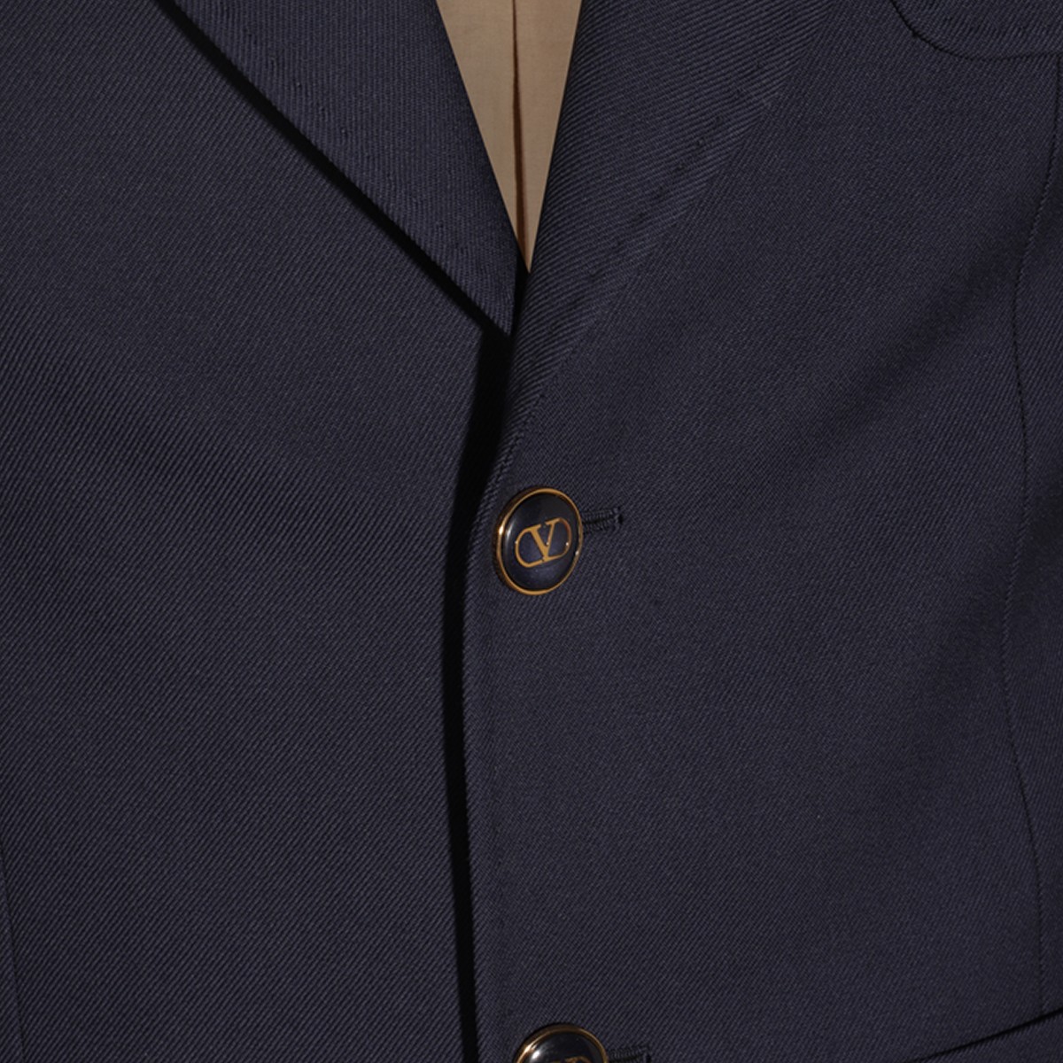 BLUE WOOL BLAZER